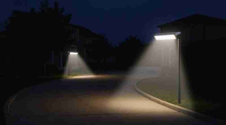 XMCOSY+ Unveils Advanced Solar Security Lights: Revolutionizing Outdoor Safety and Energy Efficiency, Concept art for illustrative purpose, tags: haussicherheit verbessern mit - Monok