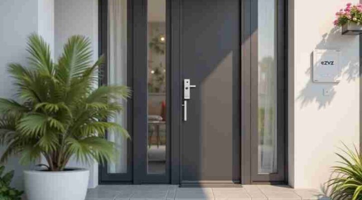 EZVIZ Simplifies Secure Home Entry at GITEX 2025, Concept art for illustrative purpose, tags: der - Monok